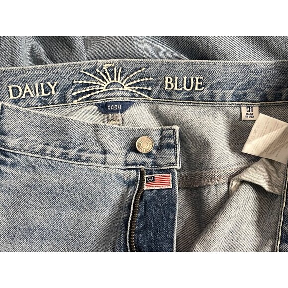 NWT Daily Blue by Adriano Goldschmied Wide-LEG Cotton USA SIZE 31 - Picture 8 of 16